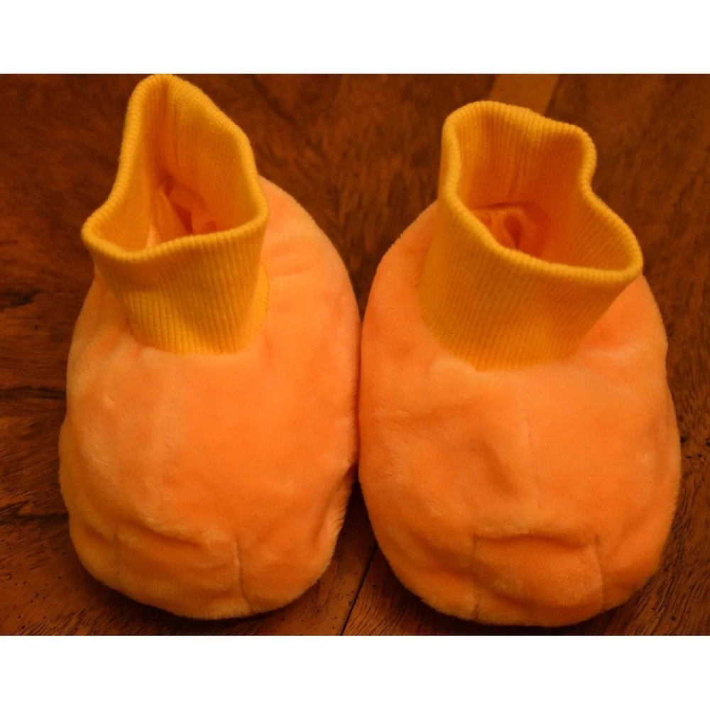Disney Pluto Toddler Costume 18-24M Plush Bodysuit Hat Booties 3pc Set Orange